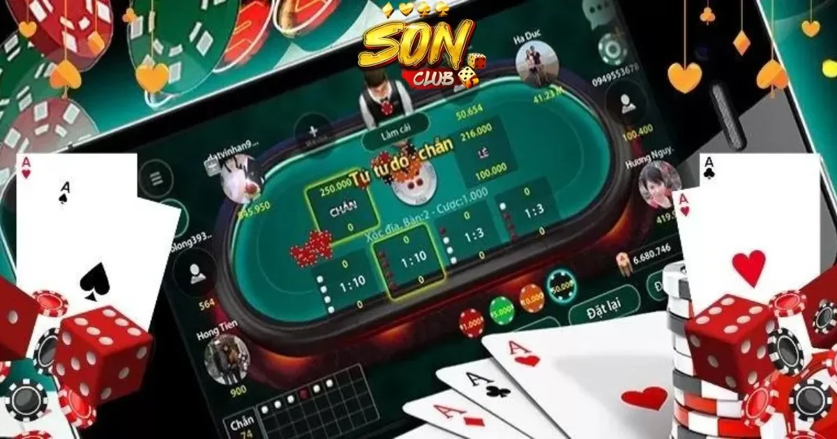 Các loại game bài phổ biến tại SONCLUB