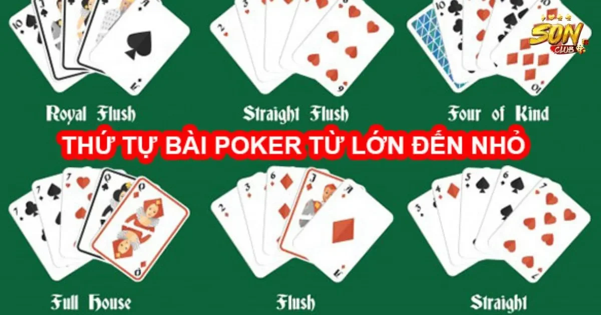 Các loại bài trong poker: Giới thiệu tổng quan 3 Các loại bài trong poker: Giới thiệu tổng quan